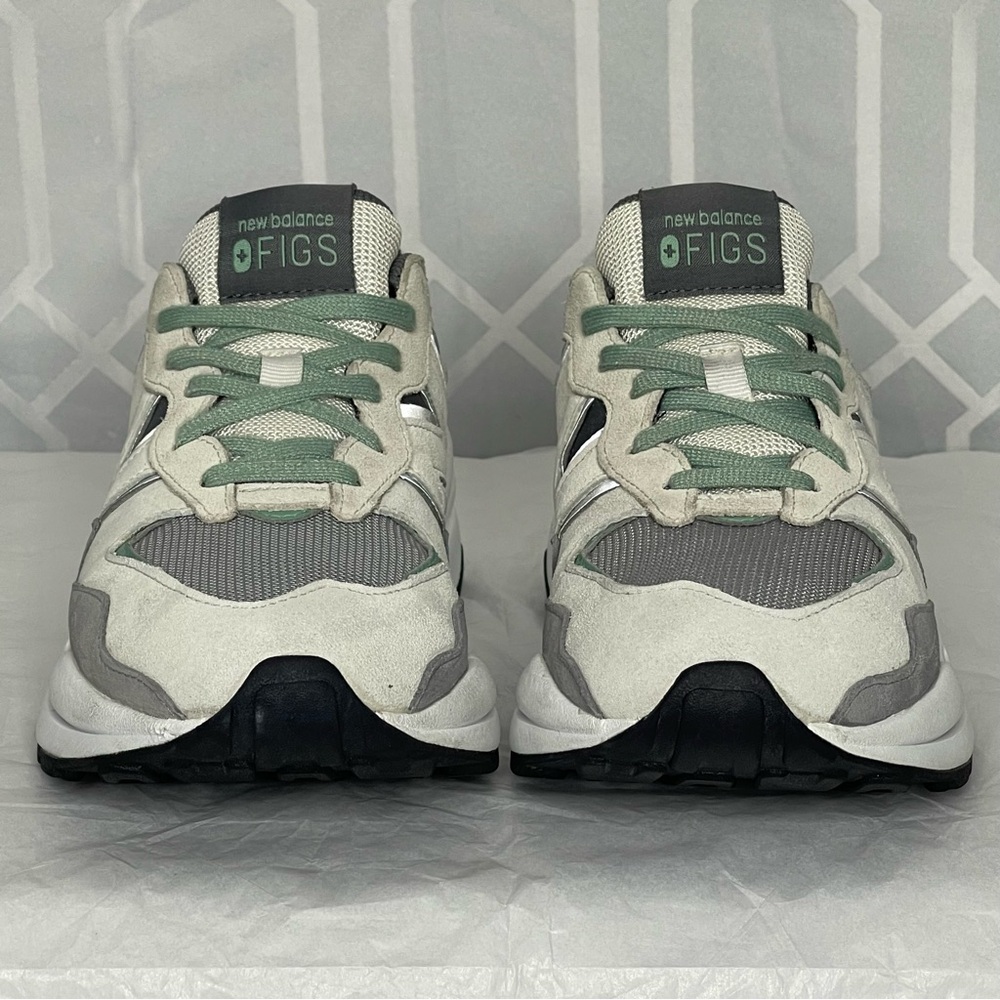 New Balance x FIGS 57/40 Sage Green Grey Suede Sneakers Men's 7.5